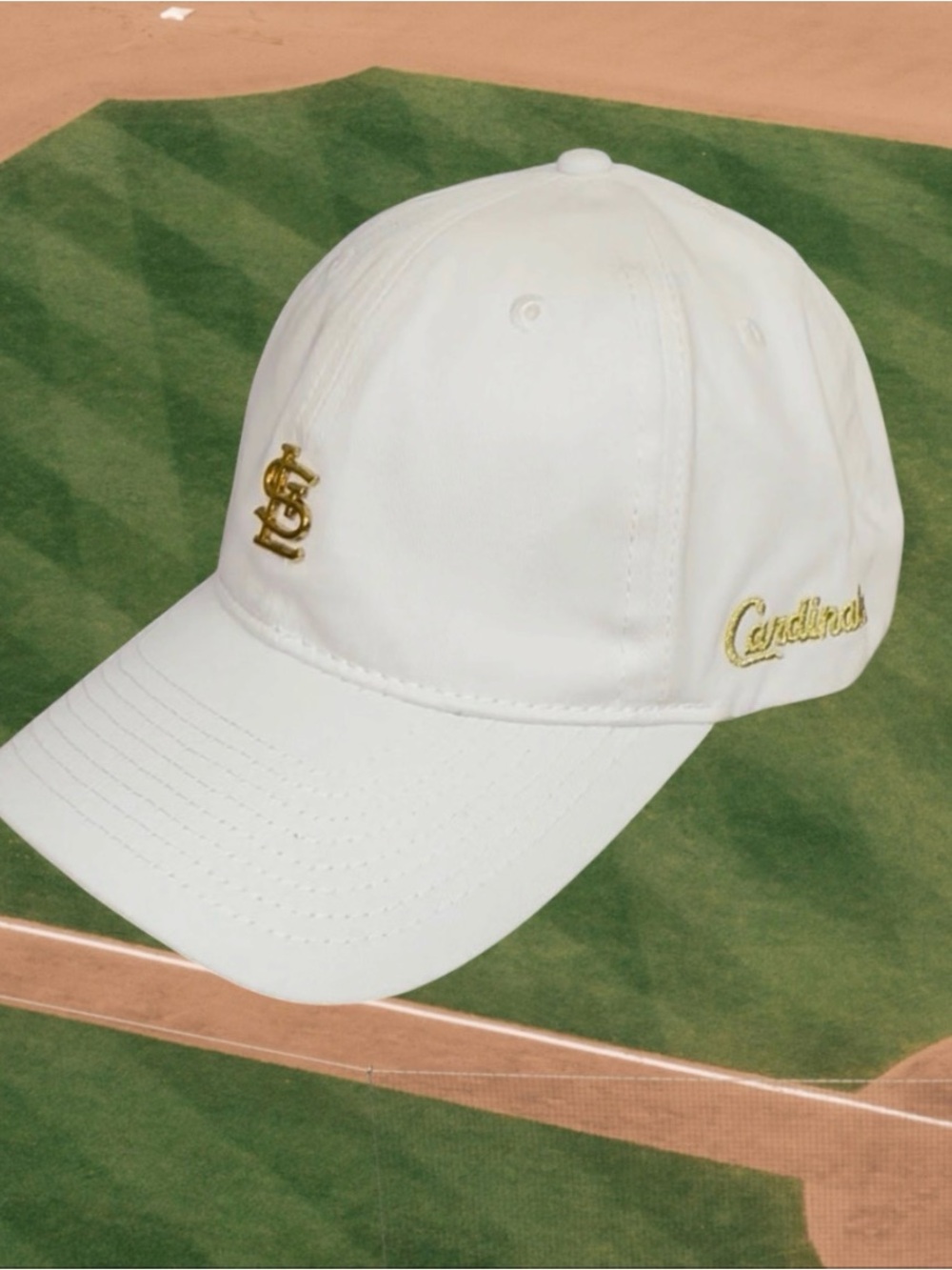 STL MLB CARDINALS WHITE BASEBALL CAP MEN WOMEN’s St. Louis Cardinals hat